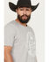 Image #2 - Cinch Men's Rodeo Short Sleeve Graphic T-Shirt, Grey, hi-res