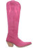 Image #2 - Dingo Women's Thunder Road Western Boots - Snip Toe, Fuchsia, hi-res
