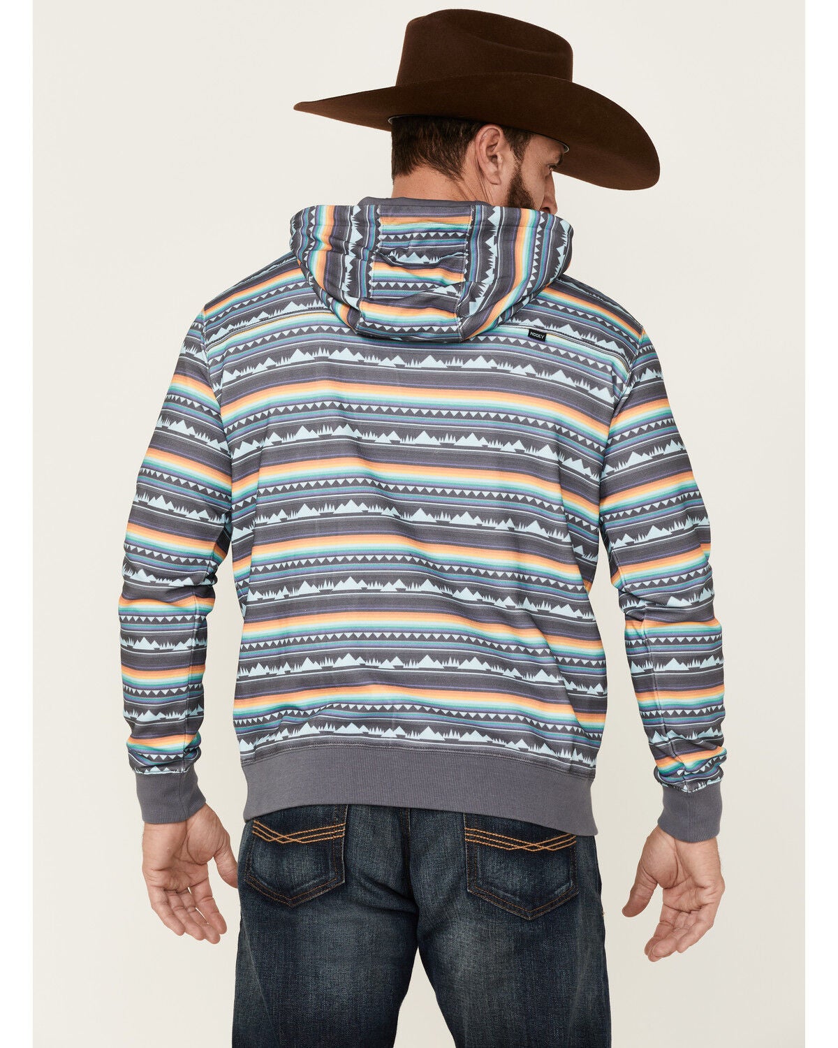 HOOey Men's Blue \u0026 Navy Southwestern 