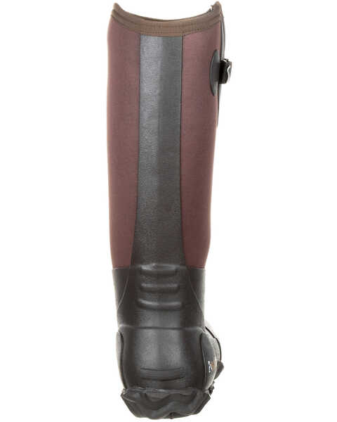 Image #4 - Rocky Men's Waterproof Rubber Work Boots - Round Toe, Brown, hi-res