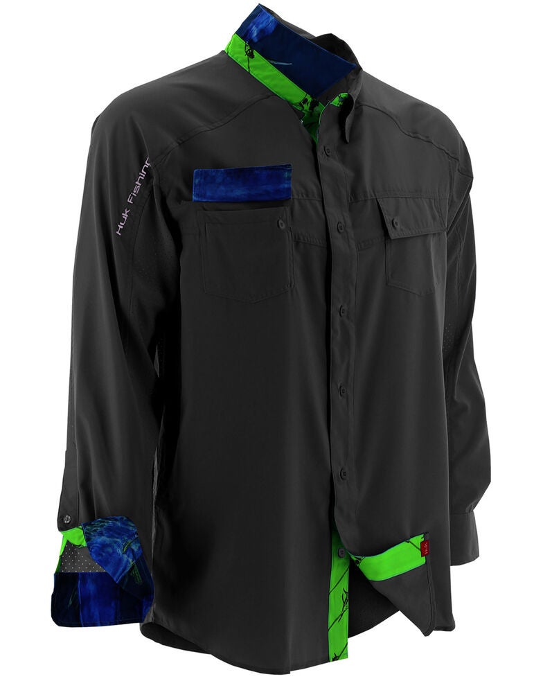 Huk Performance Fishing Men's Next Level Woven Shirt Sheplers