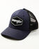 Image #1 - Wrangler Men's Standard Logo Patch Mesh-Back Ball Cap , Navy, hi-res