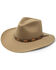 Image #1 - Stetson Hutchins 3X Felt Cowboy Hat, Stone, hi-res