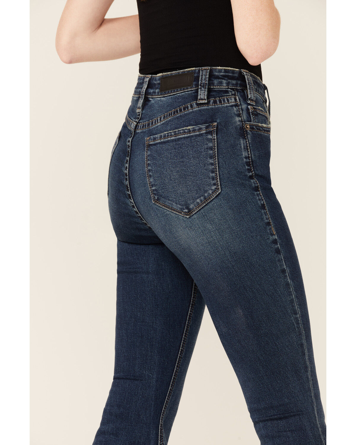 Image #3 - Rock & Roll Denim Women's Seamed Bell Bottom Jeans, , hi-res