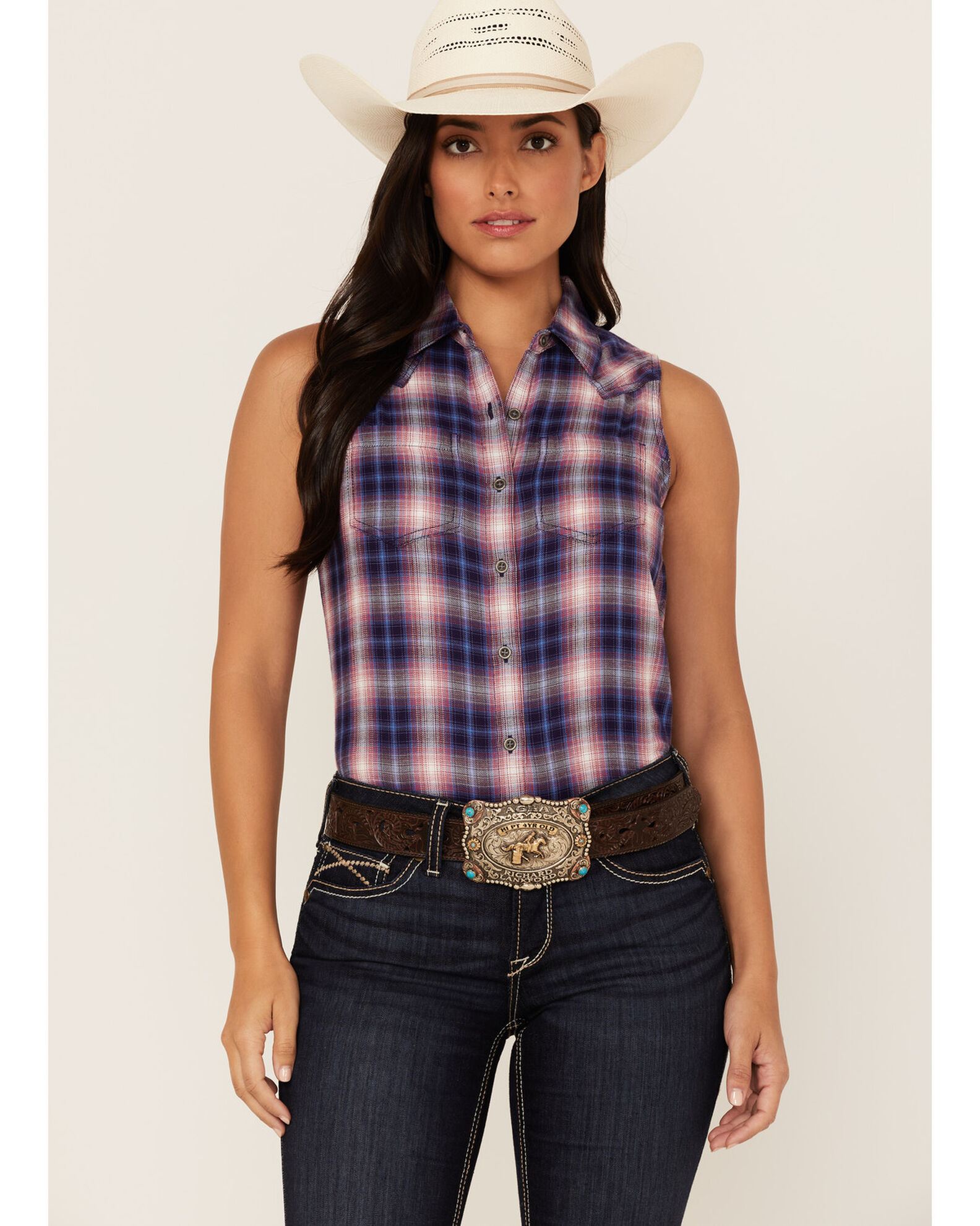 Cowboy sleeveless shirt discount