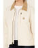 Image #3 - Carhartt Women's Rugged Flex® Loose Fit Canvas Detroit Jacket , Natural, hi-res