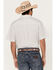 Image #4 - RANK 45® Men's Radio Small Geo Print Short Sleeve Button-Down Stretch Western Shirt, White, hi-res