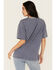 Image #4 - Youth in Revolt Women's Cowgirl 92 Short Sleeve Graphic Tee, Blue, hi-res