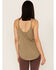 Shyanne Women's Cross Front Jersey Tank Top, Sage, hi-res