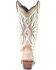 Image #4 - Circle G Women's Straw Laser & Embroidery Western Boots - Snip Toe, , hi-res