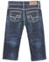 Cody James Toddler Boys' Night Hawk Medium Wash Mid Rise Stretch Relaxed Bootcut Jeans, Blue, hi-res