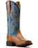 Image #1 - Ariat Women's Cattle Caite StretchFit Performance Western Boots - Broad Square Toe, Brown, hi-res