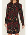 Image #3 - Wrangler Retro Women's Floral Spur Print Long Sleeve Snap Mini Dress, Black, hi-res