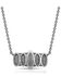 Montana Silversmiths Women's Turquoise Quint Bar Necklace, Silver, hi-res