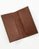 Vintage Boho Bags Women's Luxury Designer Monogram Logo Credit & Business Card Wallet, Brown, hi-res