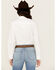 Image #4 - Wrangler Retro Women's Solid Long Sleeve Button-Down Stretch Western Shirt, White, hi-res