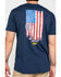 Image #5 - Ariat Men's Rebar Cotton Strong American Grit Work T-Shirt, Navy, hi-res