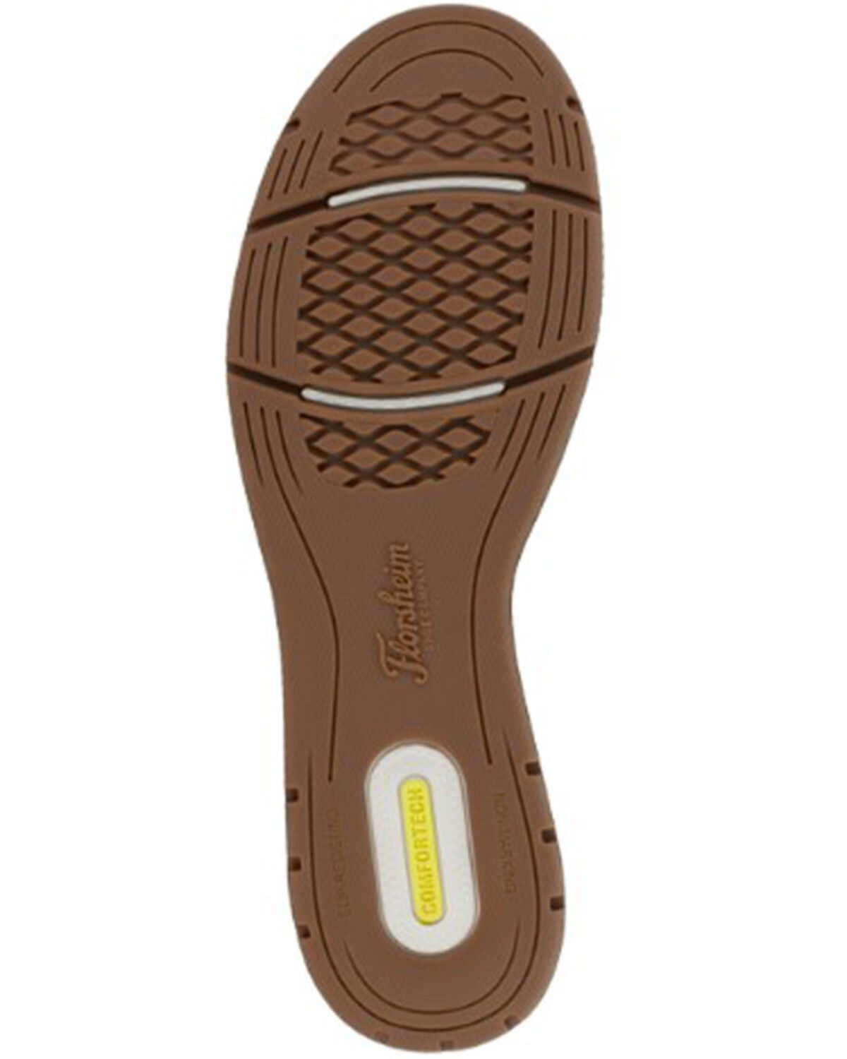 Image #4 - Florsheim Men's Oxford Adventure Casual Work Shoes - Steel Toe, Tan, hi-res