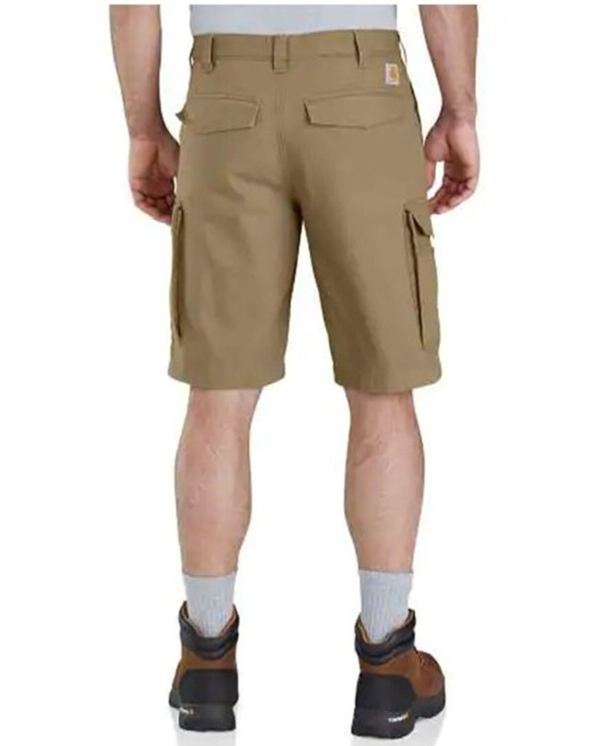 Image #2 - Carhartt Men's Rugged Flex® Rigby Work Cargo Shorts, Beige/khaki, hi-res