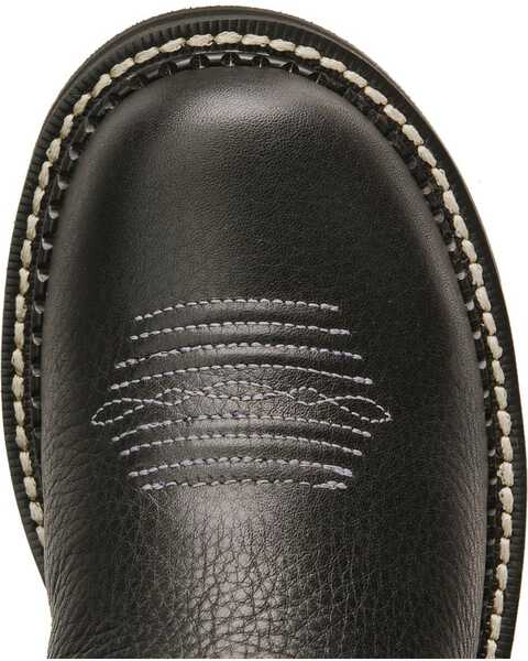 Image #7 - Ariat Women's Fatbaby Deertan Western Boots - Round Toe, Black, hi-res