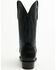 Image #5 - El Dorado Men's Nile Exotic Crocodile Western Boots - Square Toe, Black, hi-res