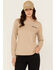 Image #2 - Wrangler RIGGS Women's Boot Barn Exclusive Moto Girl Long Sleeve Graphic Work Tee - Plus, Taupe, hi-res