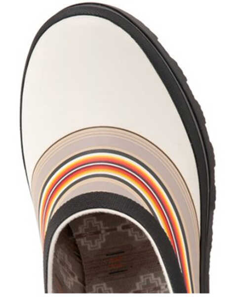 Image #6 - Pendleton Women's Serape Stripe Rubber Garden Boots - Round Toe, White, hi-res