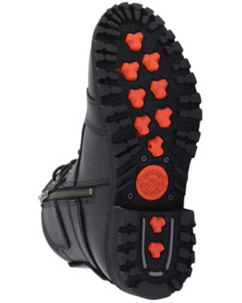 Image #6 - Milwaukee Leather Women's Harness Moto Boots - Soft Toe, Black, hi-res