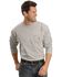 Carhartt Men's Loose Fit Heavyweight Long Sleeve Logo Pocket Work T-Shirt, Hthr Grey, hi-res