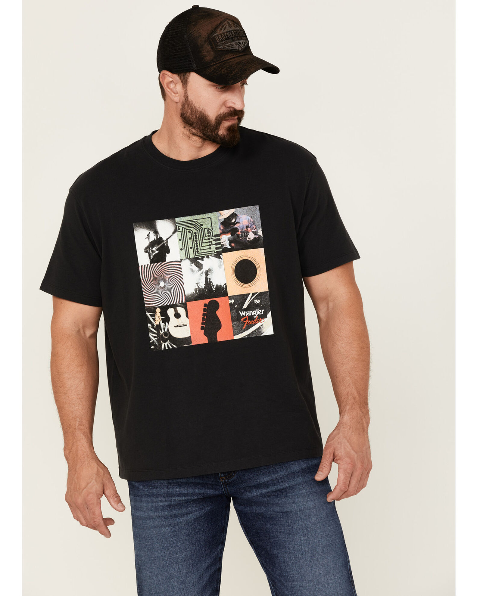 Wrangler X Fender Men's Archives Vintage Graphic T-Shirt | Sheplers