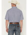 Image #4 - Wrangler Men's Classics Geo Print Short Sleeve Button-Down Western Shirt, Blue, hi-res