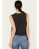 Image #4 - Goodie Two Sleeves Women's Steve Miller Band Fringe Sleeveless Graphic Tee, Black, hi-res