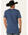 Cody James Men's Luck Horseshoe Graphic T-Shirt , Light Blue, hi-res