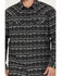 Image #3 - Moonshine Spirit Men's Southwestern Long Sleeve Flannel Western Shirt, Grey, hi-res