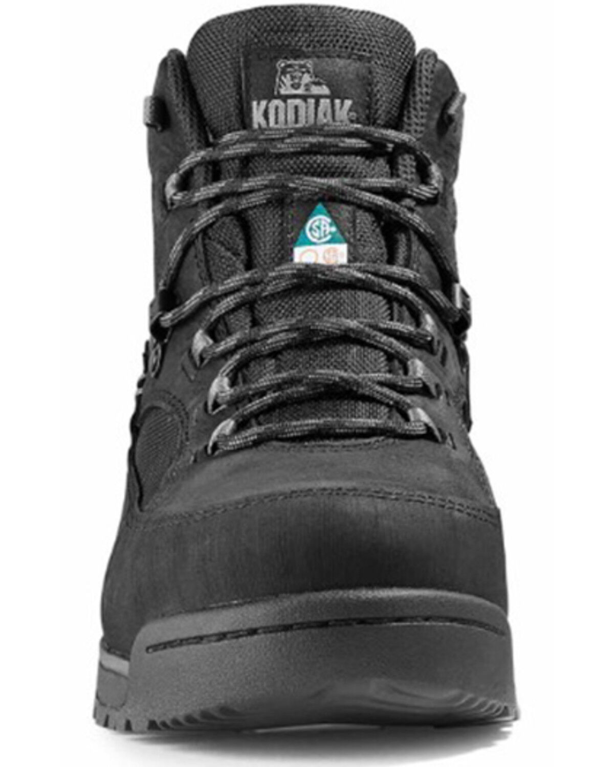 Image #4 - Kodiak Men's Greb Classic Lace-Up Waterproof Hiker Work Boots - Steel Toe, Black, hi-res