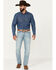 Image #1 - Ariat Men's M4 Cruz Austin Light Wash Relaxed Straight Rigid Jeans - Big, , hi-res