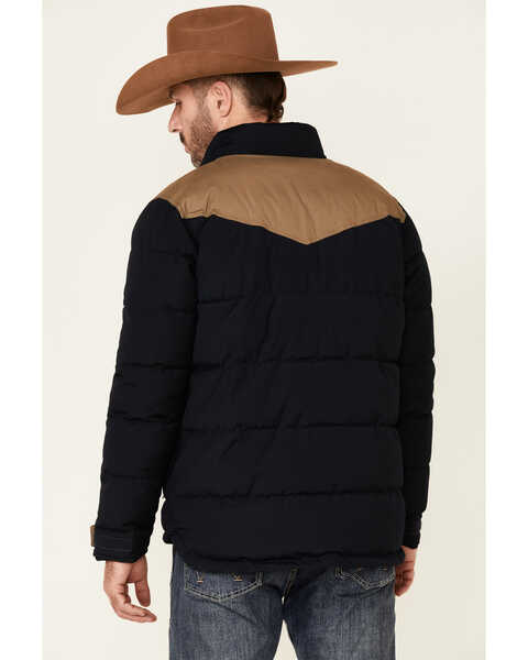 Image #4 - Moonshine Spirit Men's Navy Back Country Quilted Zip-Front Insulated Puffer Jacket, , hi-res