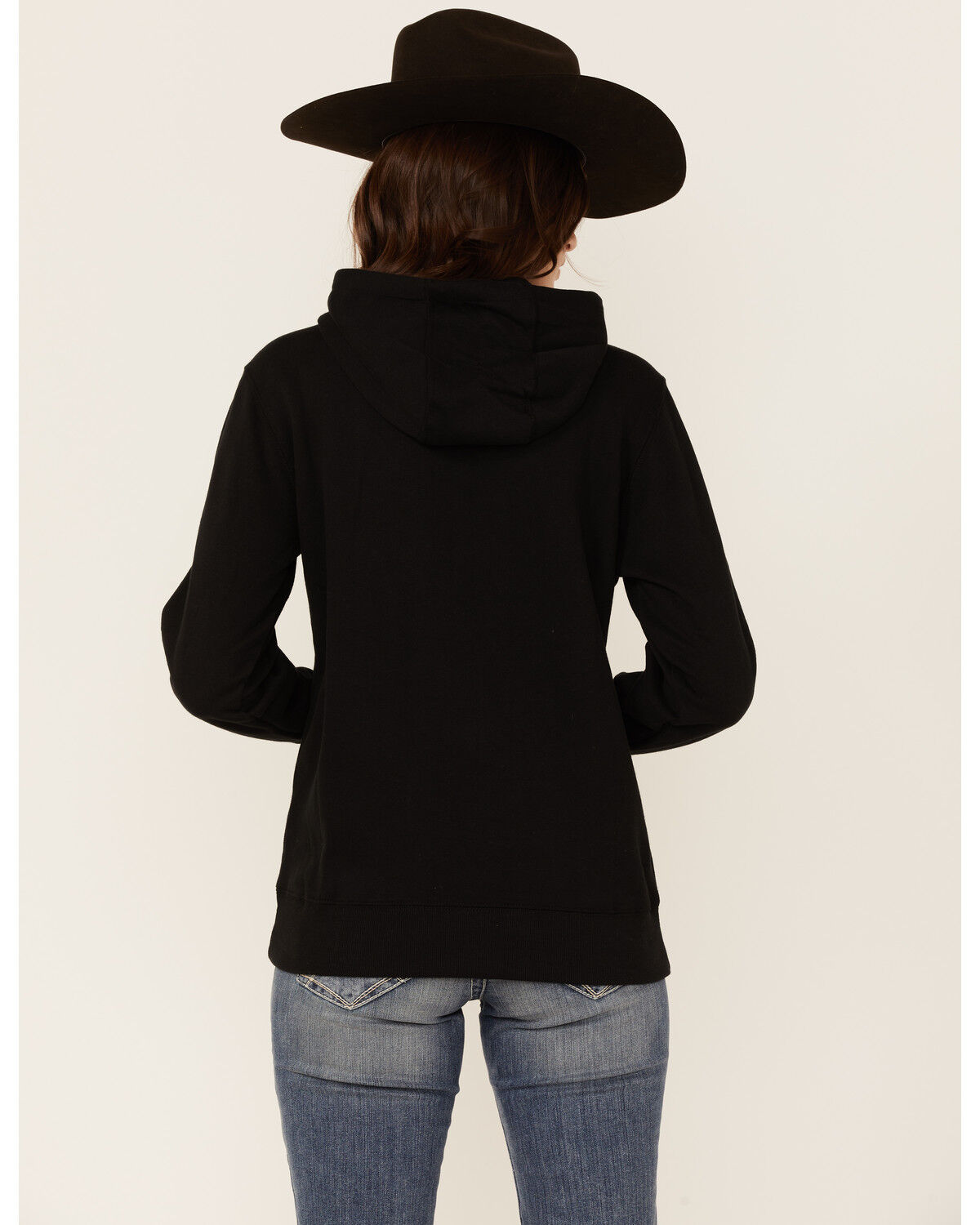Image #3 - Ariat Women's Mexico Embroidered Logo Pullover Hoodie, Black, hi-res