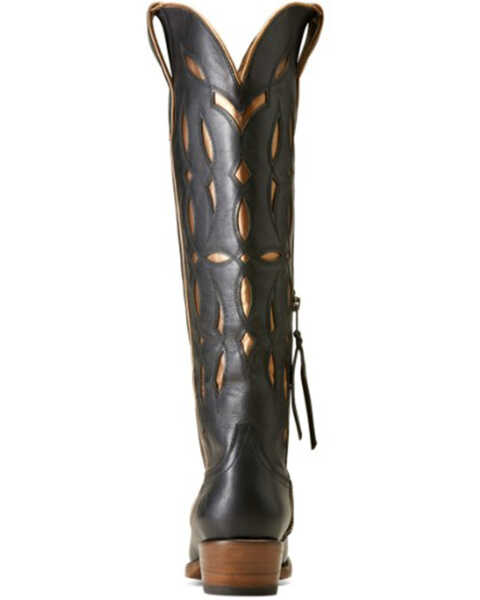 Image #3 - Ariat Women's Saylor StretchFit Western Boots - Round Toe, Black, hi-res