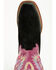 Image #6 - Justin Women's Breaking News Suede Western Boots - Square Toe, Black, hi-res