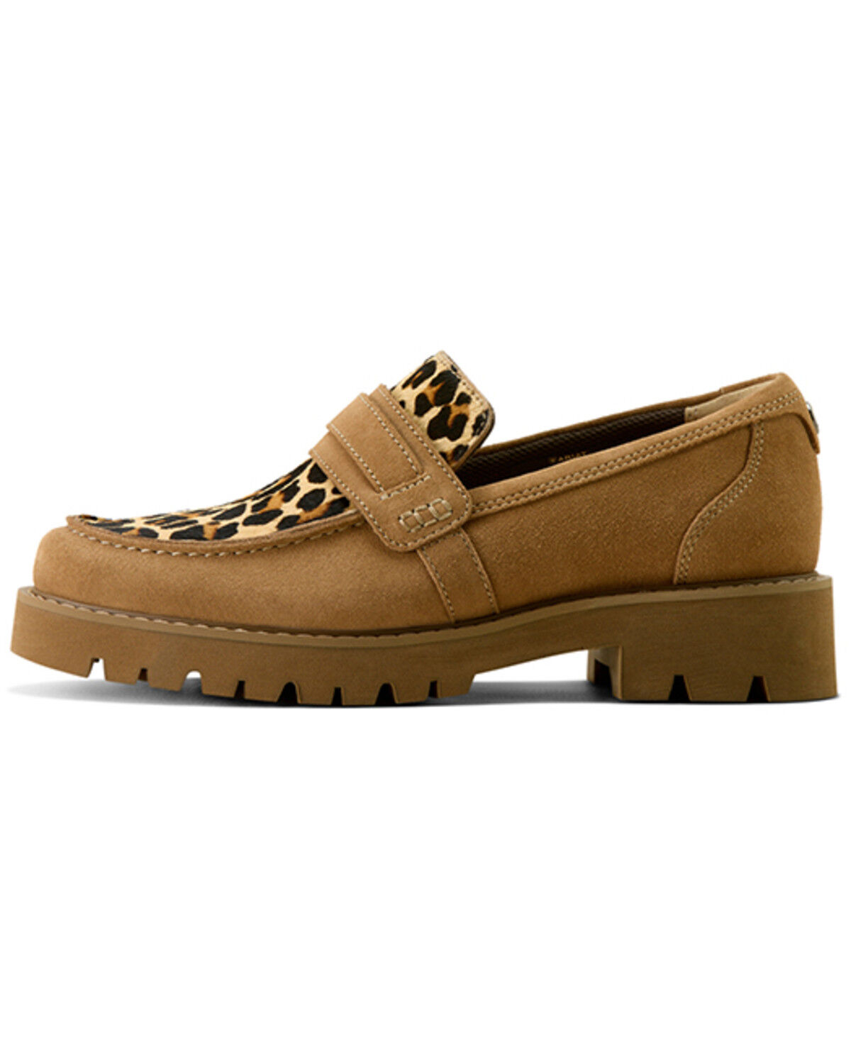 Image #2 - Ariat Women's Straford Lug Loafers, Tan, hi-res