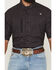 Image #3 - Ariat Men's Printed VentTEK Short Sleeve Button-Down Shirt, Black, hi-res