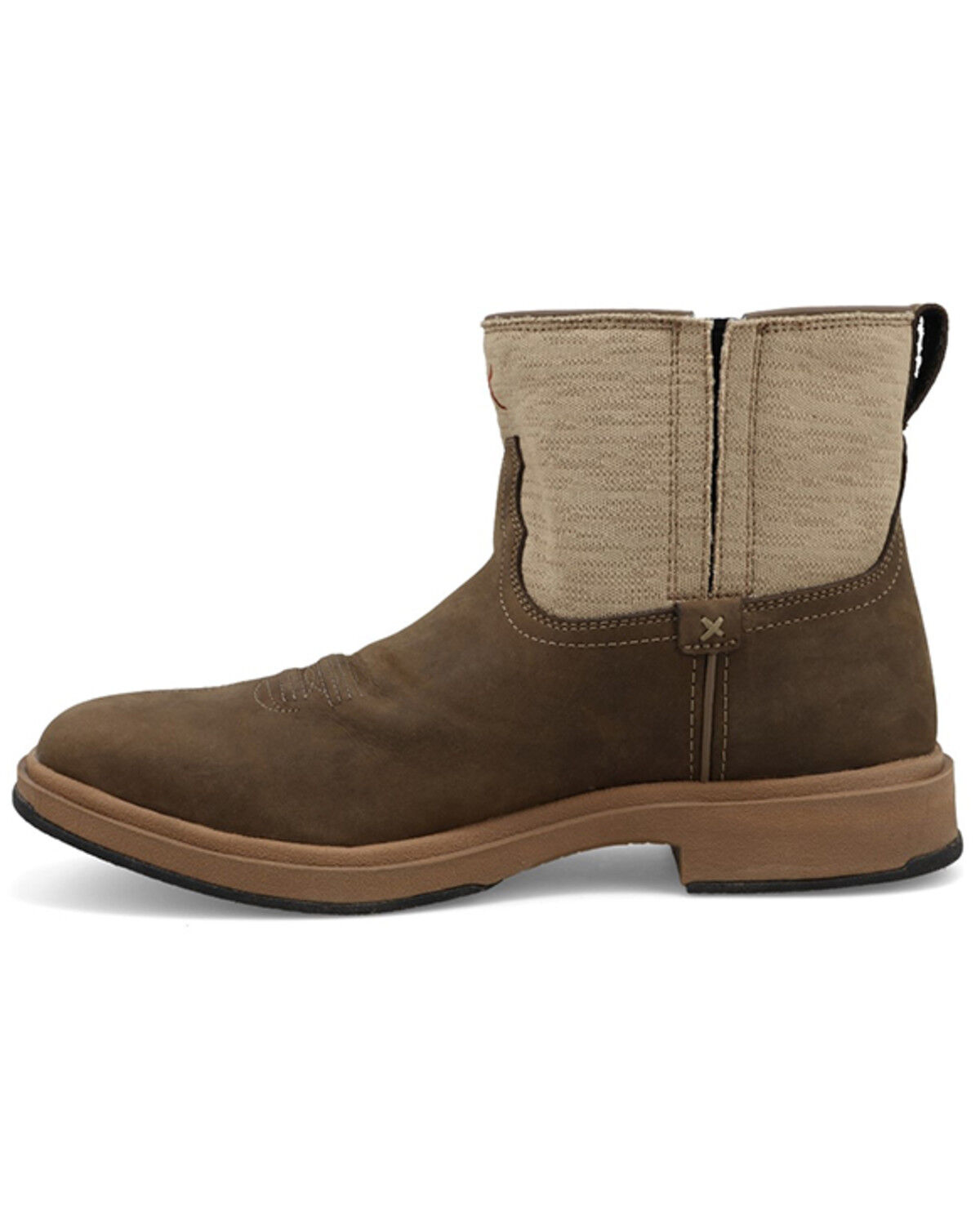 Image #3 - Twisted X Men's 6" UltraLite X™ Western Boots - Broad Square Toe, Khaki, hi-res