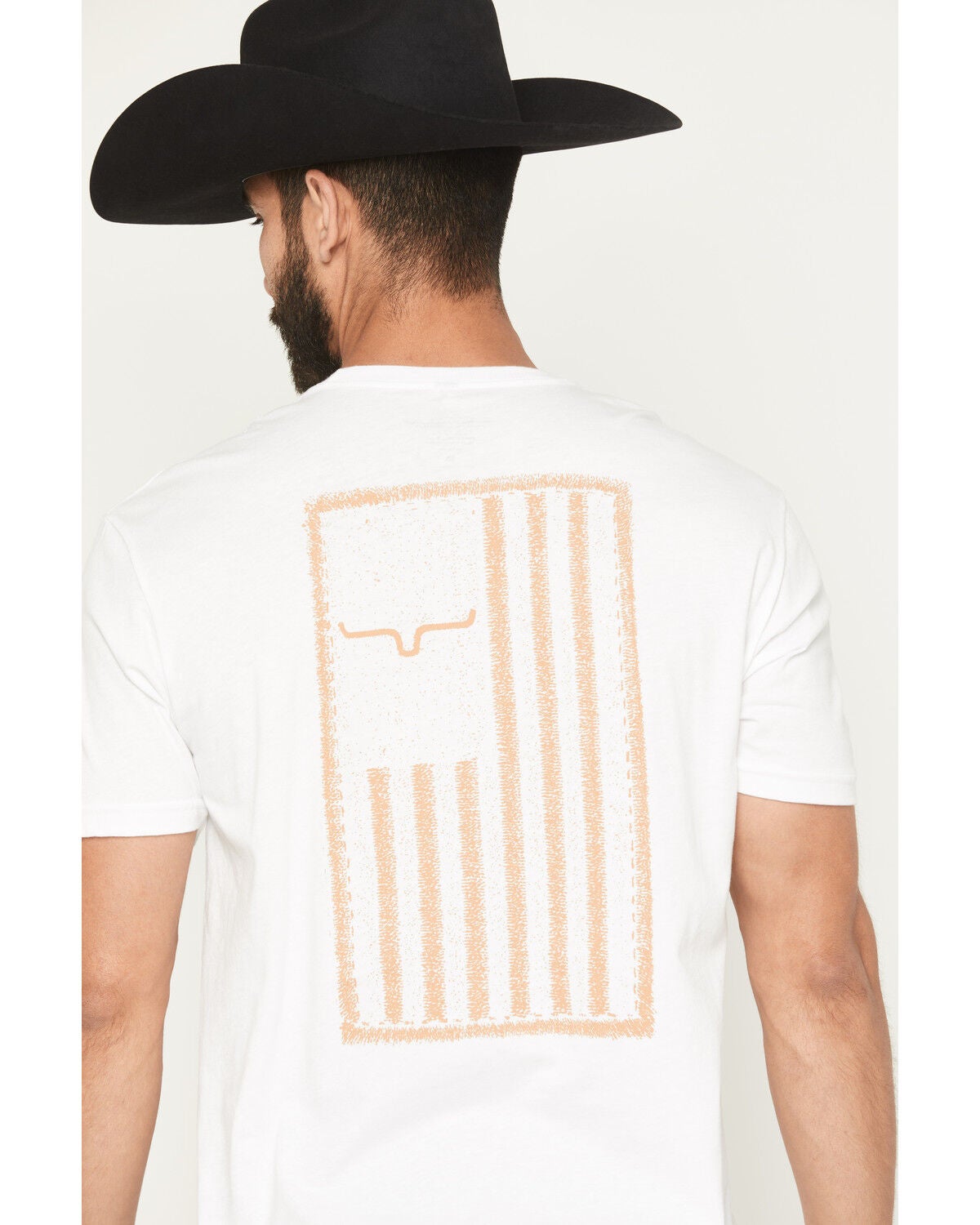 Image #4 - Kimes Ranch Men's Patched Patriotic Logo Short Sleeve Graphic T-Shirt, White, hi-res