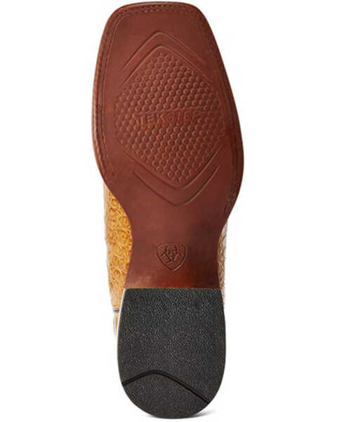 Image #5 - Ariat Men's Gunslinger Caiman Belly Exotic Western Boots - Broad Square Toe , Beige/khaki, hi-res