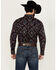 Image #4 - RANK 45® Men's Hilsborrow Southwester Print Long Sleeve Button-Down Stretch Western Shirt, Dark Blue, hi-res