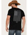 Smith & Wesson Men's M&P Stay United Flag Short Sleeve Graphic T-Shirt, Black, hi-res