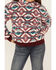 Image #3 - Shyanne Girls' Fuzzy Sherpa Southwestern Print Pullover, Ivory, hi-res