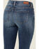 Image #4 - Shyanne Women's Delaney Dark Wash Mid Rise Rebel Embellished Bootcut Jeans , Dark Wash, hi-res