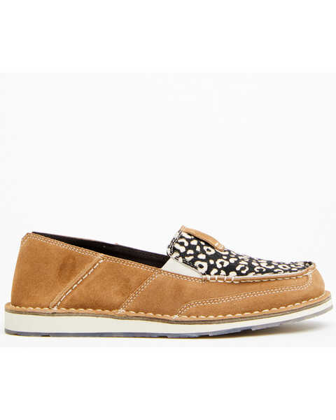 Image #2 - Ariat Women's Cheetah Print Cruiser Shoes - Moc Toe , Brown, hi-res